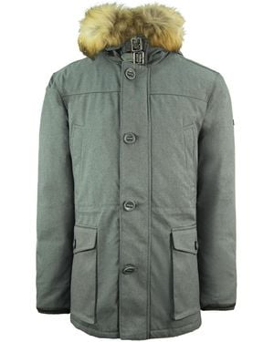 Hackett Down Filled Arctic Winter Coat - Green