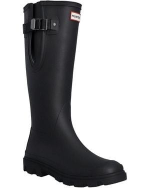 HUNTER Downpour Rubber Wellington Boots - Black
