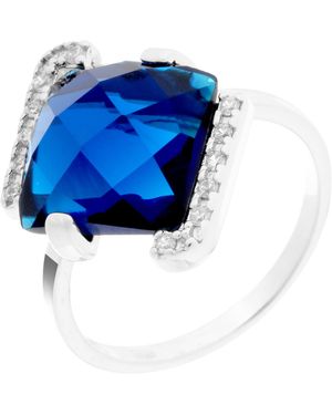 Orphelia 925 Sterling Ring - Blue