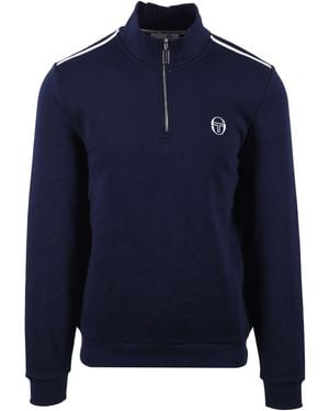 Sergio Tacchini Locchi Half Zip Maritime - Blue