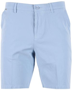 BOSS H Kane Shorts Light Pastel Cotton - Blue