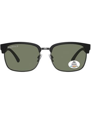 Montana Round Matte Gunmetal Polarized Mp192 - Green