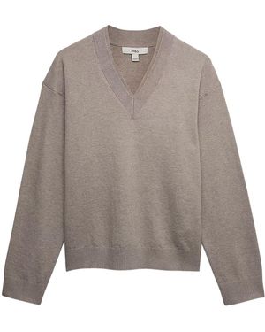 Secret Label Wool Blend V-Neck Jumper - Brown