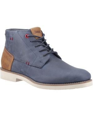 Pod Aries Leather Boots - Blue