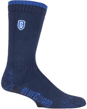 blueguard Ladies Heavy Duty Work Socks For Steel Toe Boots - Blue