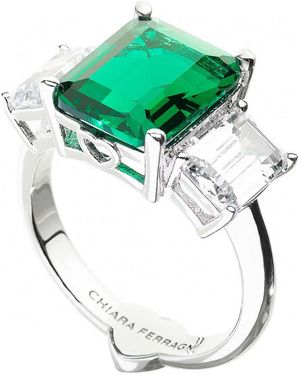 Chiara Ferragni J19Awj05010 Ladies Ring - Green