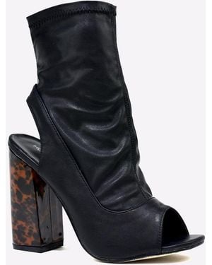Hotsoles London Crystal Boots - Black