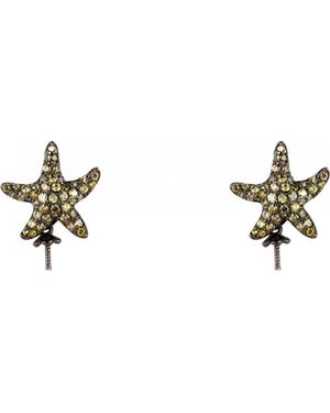 Lancaster Jla-Ear-Star-3 Ladies Earrings - Black