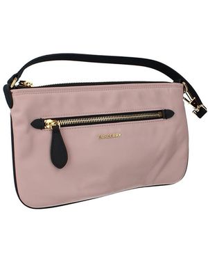 Burberry Double Faced Pouch - Pink