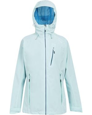 Regatta Ladies Birchdale Shell Waterproof Jacket (Bleached Aqua) - Blue