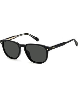 Polaroid Pld-4117-G-S-X-807 Pld 4117 G S X 55 807 Sunglasses - Black