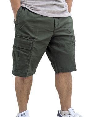 Timberland Cargo Shorts Twill Summer Half Trousers Casual Cotton Beachwear - Grey