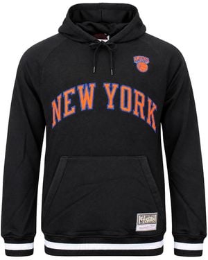 Mitchell & Ness Nba New York Knicks Gametime Hoodie Cotton - Black