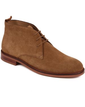Jones Bootmaker Deacon Suede Chukka Boots - Brown