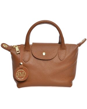 Roberta M Bruin Rundleer Tas