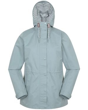 Mountain Warehouse Ladies Coast Waterproof Jacket (Light) - Blue