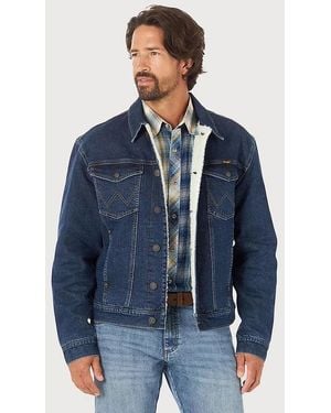 Wrangler Sherpa Jacket - Blue