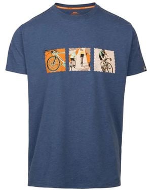 Trespass Kooten T-Shirt Tone Marl) - Blue