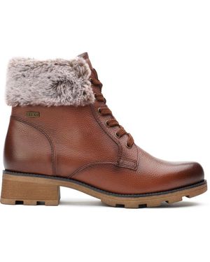 By Caprice Cosy Fleece Boots - Brown