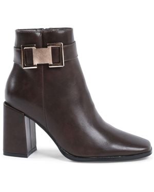 19V69 Italia by Versace Ankle Boot Synthetic Leather - Brown