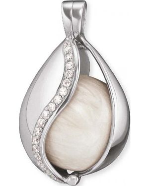 Engelsrufer Erp-20-Tear-Zi-Xs Ladies Tear Charm Sterling - White