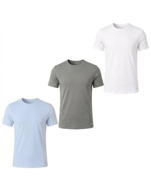 Calvin Klein Pack 3 Undershirts Slim Cotton Stretch Blend Nb4185 - Grey