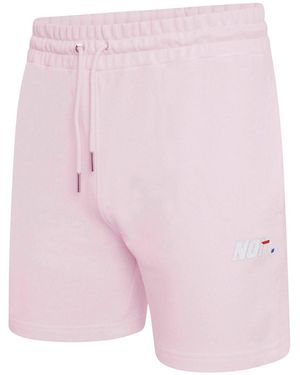 societe NOIR Lavitesse Wordmark Regular Fit Shorts - Pink