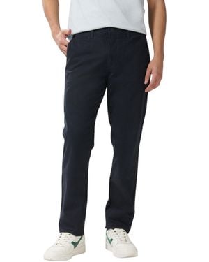 Other Chino Trousers Super Slim Fit Casual Stretch Cotton Premium Trousers - Blue