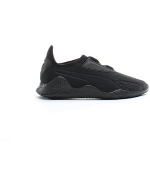 PUMA Mostro Textile Hook & Loop Trainers 363391 01 - Black