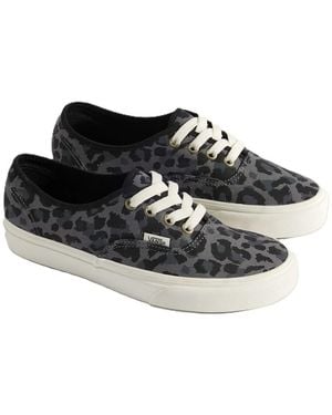 Vans Authentic Canvas Grijze Sneakers - Zwart