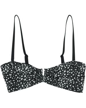 Regatta Aceana Iii Polka Dot Bikini Top (zwart/wit) - Bruin