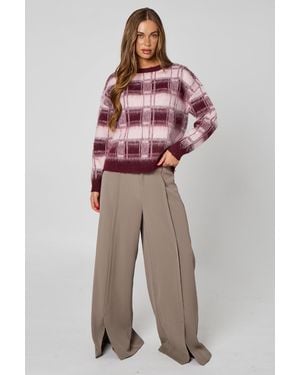 Urban Bliss Chequered Jumper