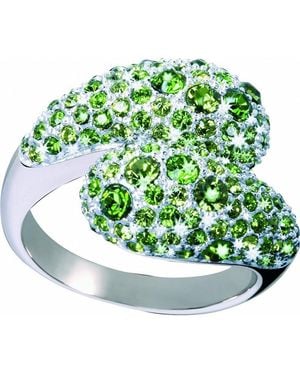 Glamour Gr33-07 Ladies Ring Sterling - Green