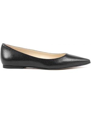 Versace 19.69 Abbigliamento Sportivo 19V69 Ballerina 4747 Traf Nero Leather - Black