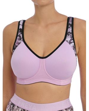 Freya Active Sonic Moulded J-Hook Sports Bra - Purple