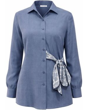 MixRay Cotton Shirt - Blue