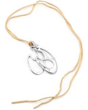 Folli Follie 1N8S073B Ladies Necklace Sterling - White