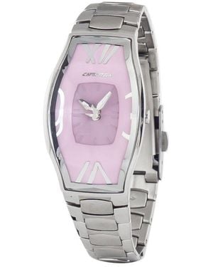 Chronotech Silver Steel Watch - Multicolour