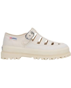 Superga Ladies 3541 Alpina Gurkha Fisherman Sandals (Off) - White
