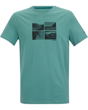Regatta Breezed Square Detail T-Shirt (Arctic) - Green