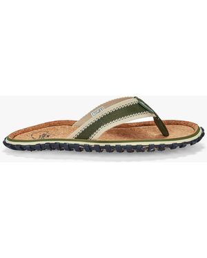 Gumbies Corker Flip-Flops Khaki - Brown