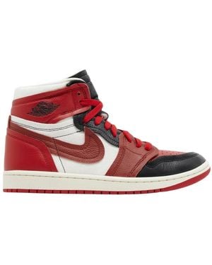 Nike Air Jordan 1 Mm High Tops Leather - Red