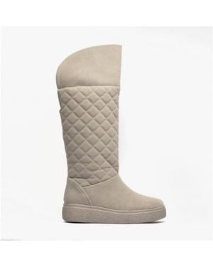Rocket Dog Archie Quilted Roll-Down Boots - Brown