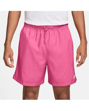 Nike Club Flow Woven Tracksuit Shorts - Pink