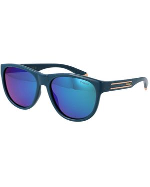 Polaroid Bicolour Plastic Sunglasses - Blue