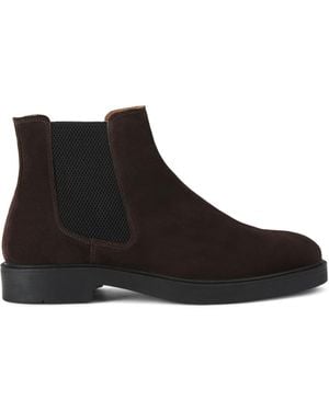 KG by Kurt Geiger Suede Douglas Boots - Black