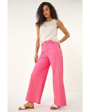 D.u.s.k Wide Leg Jeans - Pink