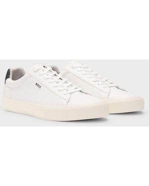 BOSS Aiden Tenn Trainers - Natural