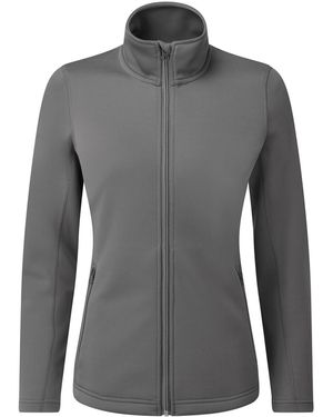 PREMIER Ladies Dyed Sweat Jacket (Dark) - Grey