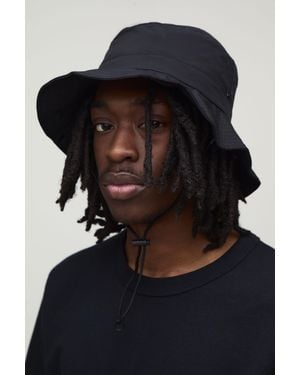 BoohooMAN Packable Bucket Hat - Black